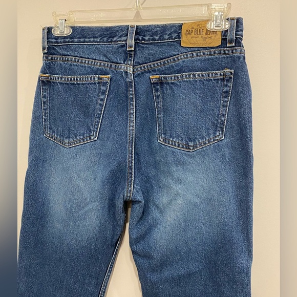 VTG Gap Blue Jeans Flare Y2K 90s Medium Wash High-Waisted - Picture 5 of 6